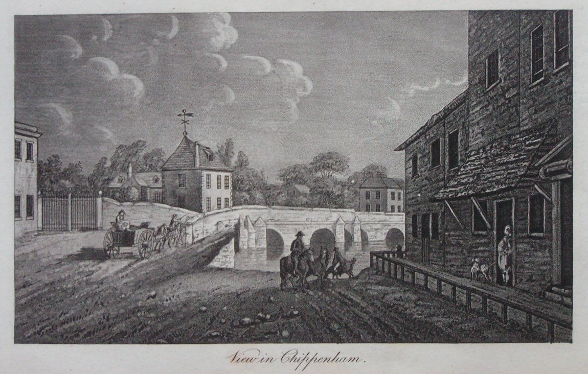 Aquatint - View in Chippenham - Robertson